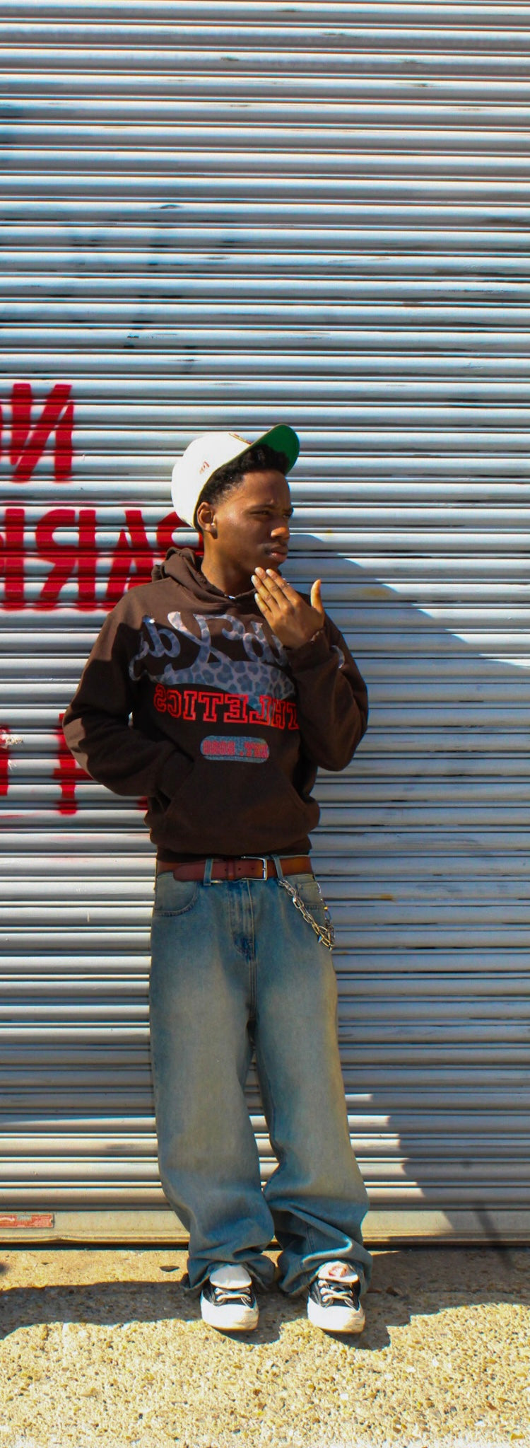 Club Xds leopard logo Hoodie